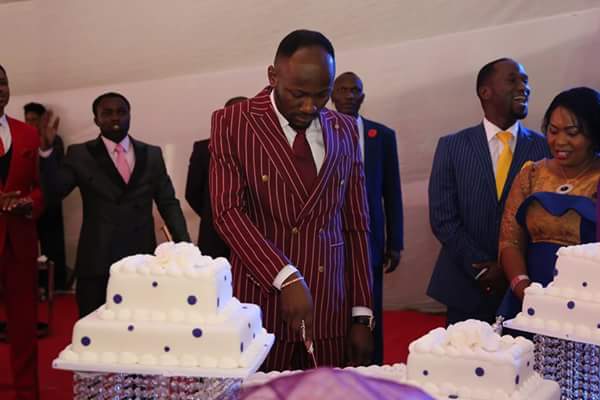 Check out the number of cakes given to Apostle Suleman on his birthday by Kenyans